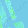 Vilano Beach topographic map, elevation, terrain