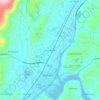 North Dayton topographic map, elevation, terrain