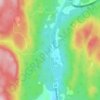 Aspen Grove topographic map, elevation, terrain