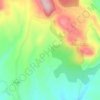 Sosas topographic map, elevation, terrain
