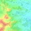 La Clunie topographic map, elevation, terrain