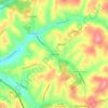 New Texas topographic map, elevation, terrain