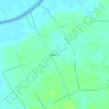 Kundur topographic map, elevation, terrain