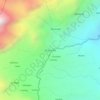 Osso-Huna topographic map, elevation, terrain