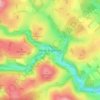 Abbey St. Bathans topographic map, elevation, terrain