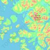 Coronados Islands topographic map, elevation, terrain