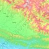 Ghorahi topographic map, elevation, terrain