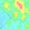 Namilyango-kisenyi topographic map, elevation, terrain