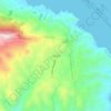 Saronida topographic map, elevation, terrain