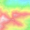 Topo La Florida topographic map, elevation, terrain