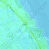 Saltfleet topographic map, elevation, terrain