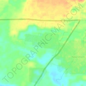 Bhintuka topographic map, elevation, terrain