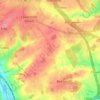 Pimlico topographic map, elevation, terrain