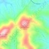 Deaver View Mountain topographic map, elevation, terrain