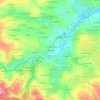 La Bidaudière topographic map, elevation, terrain