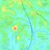 Heiyanthuduwa topographic map, elevation, terrain