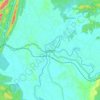 Jiribam topographic map, elevation, terrain