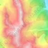 La Rousse topographic map, elevation, terrain