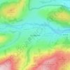 Llangynidr topographic map, elevation, terrain