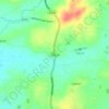 Sibson topographic map, elevation, terrain