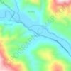 Sandaran topographic map, elevation, terrain