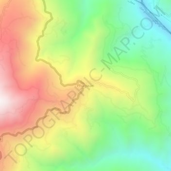 Phagwari topographic map, elevation, terrain