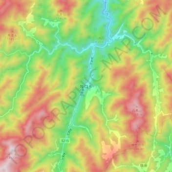 Ankou topographic map, elevation, terrain