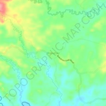 Mabuhay topographic map, elevation, terrain