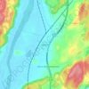 Alvhem topographic map, elevation, terrain