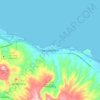 Banyuglugur topographic map, elevation, terrain