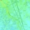 Ban Dong Sawan topographic map, elevation, terrain