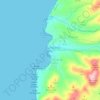 Ajuy topographic map, elevation, terrain