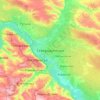 Северодонецк topographic map, elevation, terrain