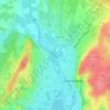 Vidourle topographic map, elevation, terrain