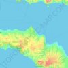 Kecamatan Haharu topographic map, elevation, terrain