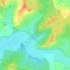 Les Trois Ponts topographic map, elevation, terrain