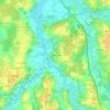La Petite Gravière topographic map, elevation, terrain
