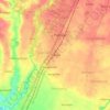 Pakisaji Kidul topographic map, elevation, terrain