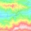 Lincoln Crest topographic map, elevation, terrain