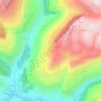 Shartoun topographic map, elevation, terrain