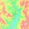 Sanandadsch topographic map, elevation, terrain