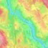 Manville topographic map, elevation, terrain