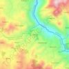 Katereza topographic map, elevation, terrain