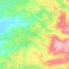 Jibchit topographic map, elevation, terrain