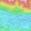 Urbiano topographic map, elevation, terrain