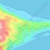 Sperone topographic map, elevation, terrain