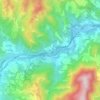 Calvenzano topographic map, elevation, terrain