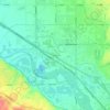 Durham topographic map, elevation, terrain