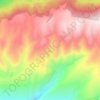 وزوار topographic map, elevation, terrain