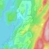 Erskine Lakes topographic map, elevation, terrain